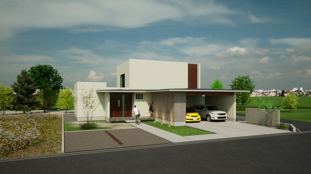 住宅のCGパースをスピーディに作成します 【住宅パース５年のキャリア】coconala初登場！ イメージ4