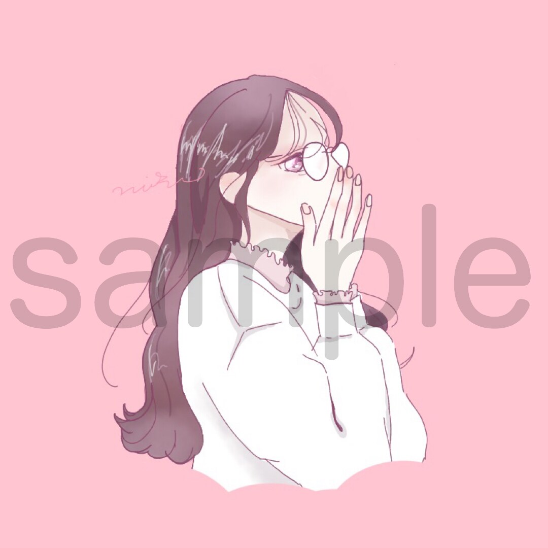 かわいい女の子を描きます SNSのアイコンなどにどうですか イメージ7