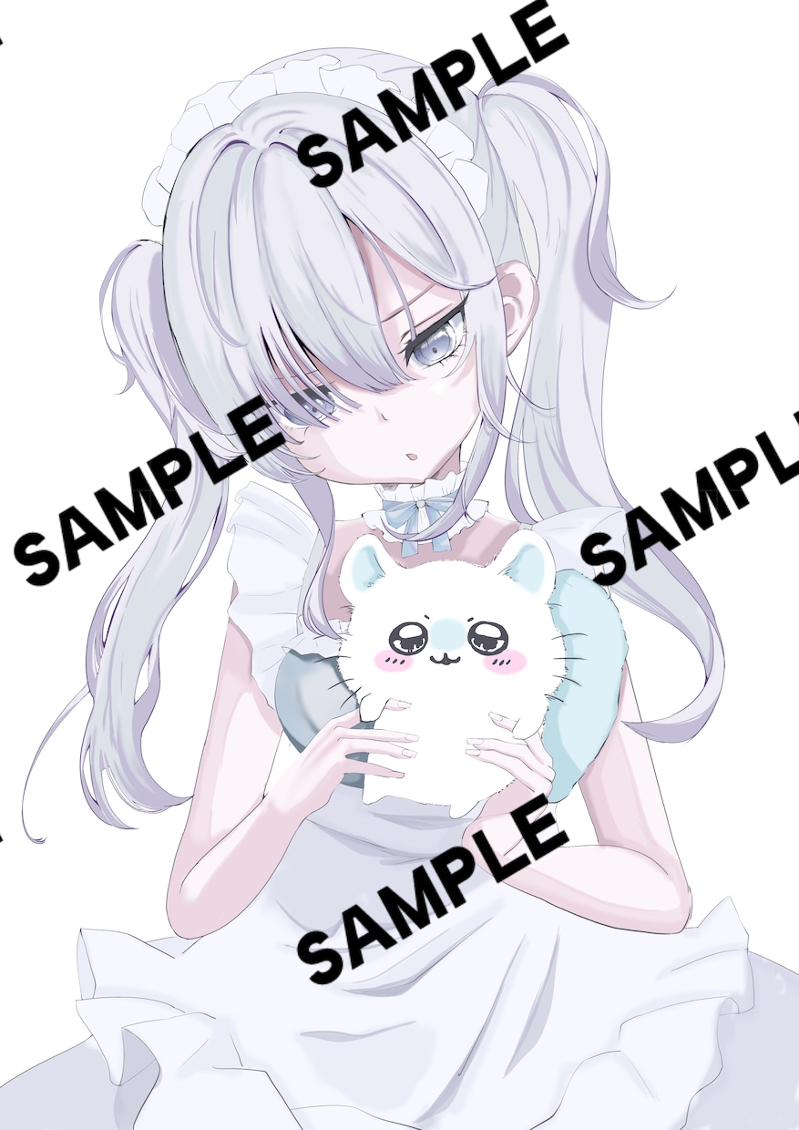 アイコンや一枚を描きます 可愛い感じの女の子を描きます。 イメージ1