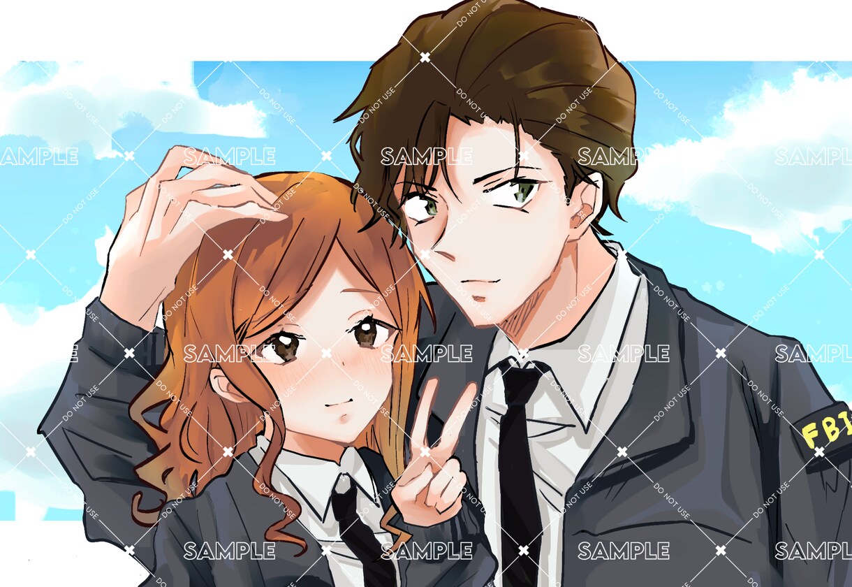 目を引くアイコンお描きします Twitter等のアイコンを夢絵からなんでもお描きします イメージ3