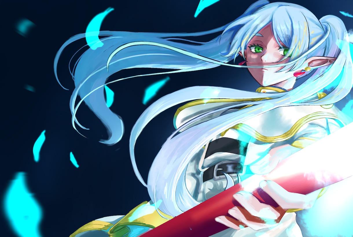 人物イラスト アイコン・立ち絵・一枚絵など承ります アニメ塗りから厚塗りまでなんでもお任せを イメージ1