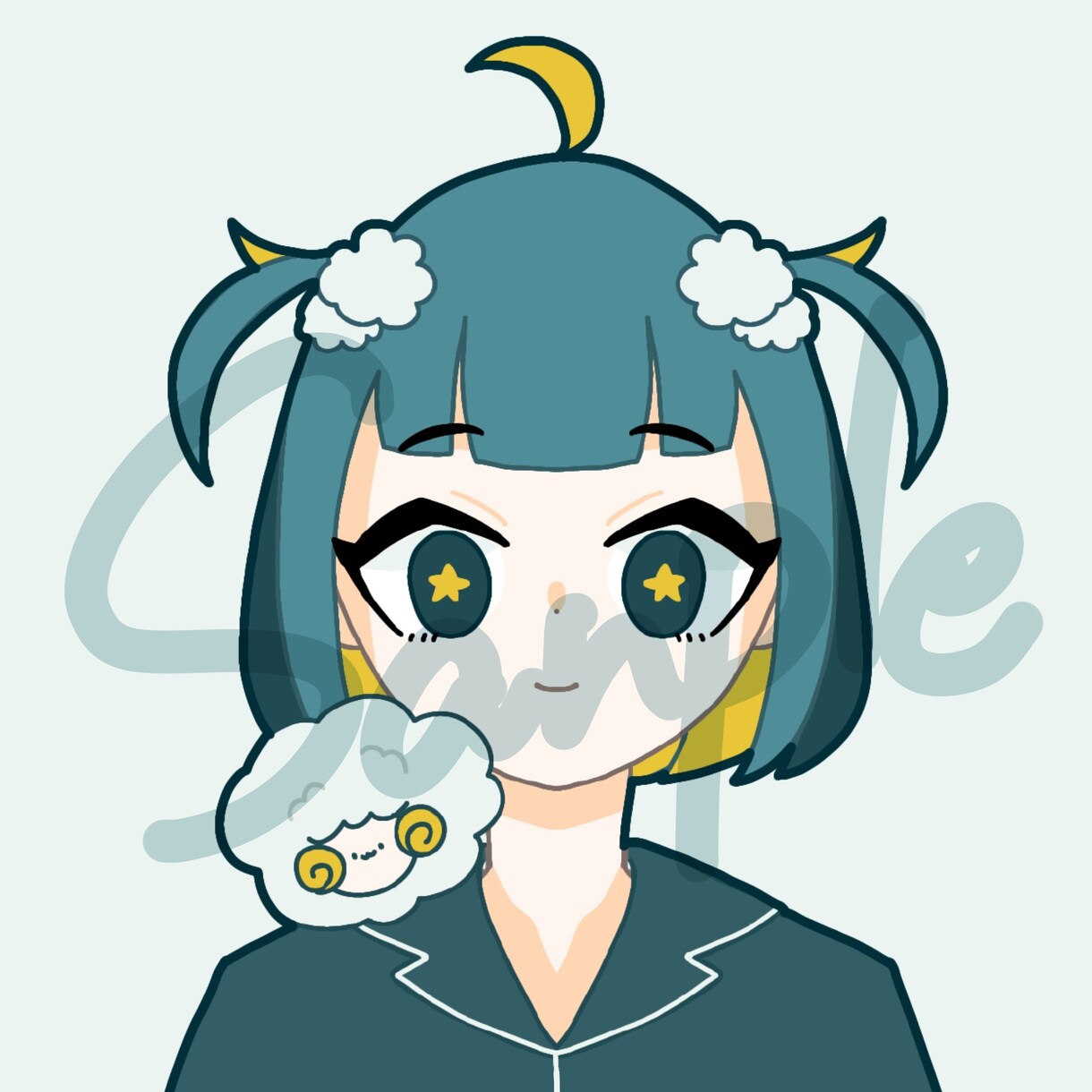 かわいいポップなアイコン描きます ちょこんとかわいい肩乗りマスコットも！ イメージ1
