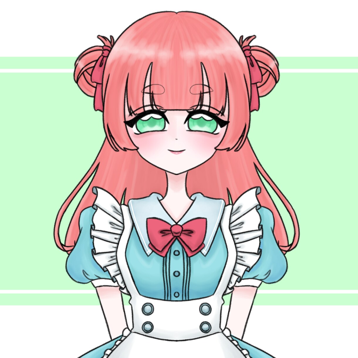 SNS等アイコン描きます アイコン等に使える可愛い女の子描きます！！ イメージ1