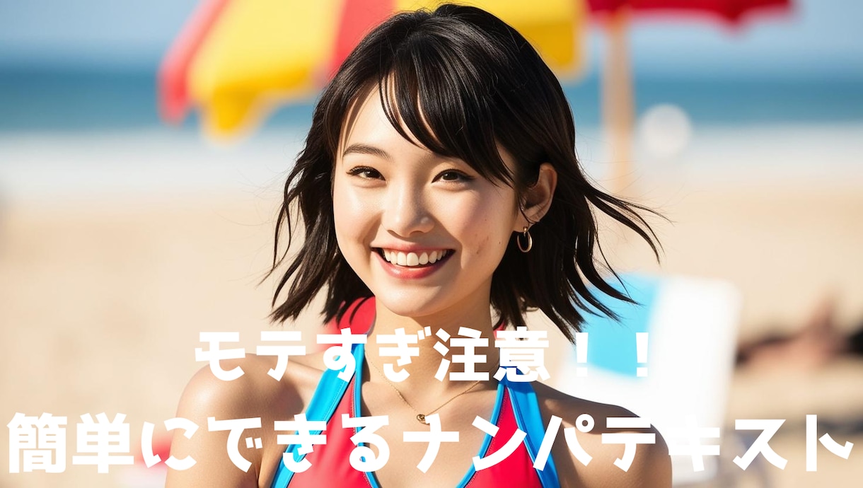 他のナンパテキストにない価値を提供します 誰でも出来る！すぐに出来る！圧倒的スピードでモテましょう！ イメージ1