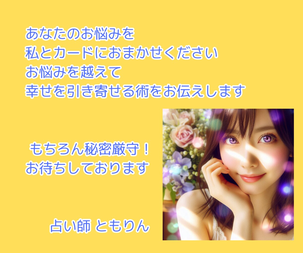引き寄せ霊感タロット | あなたを幸せへと導きます 全ての悩みからの解放へ あなたのために本気の鑑定いたします! イメージ10