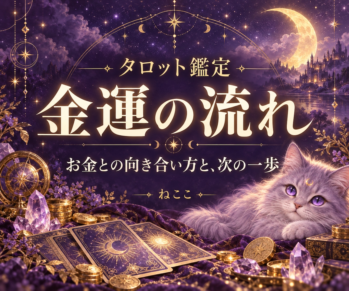 金運の流れとお金との向き合い方を読み解きます お金の不安や使い方に迷うあなたへ イメージ1
