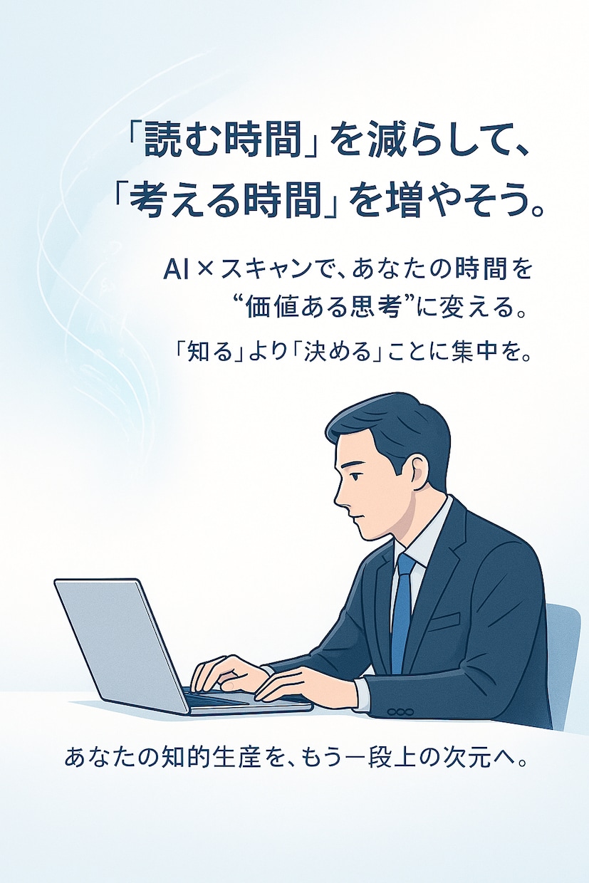 積読ビジネス書をAI要約。15分で読める形にします あなたの「読む時間」を「未来の成果」に変える イメージ3