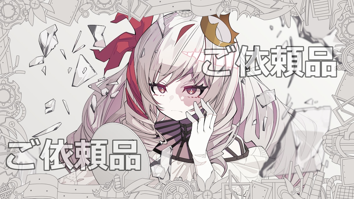 男女可★！良心価格設定でバストアップお描きします キャラが1人、簡単な背景、小物追加程度は追加料金なし！ イメージ3