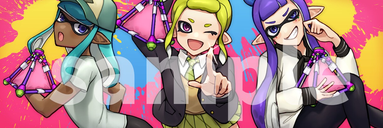 一枚絵やアイコン、立ち絵お描きします Twitter、YouTube、ツイキャス等にご利用ください イメージ4
