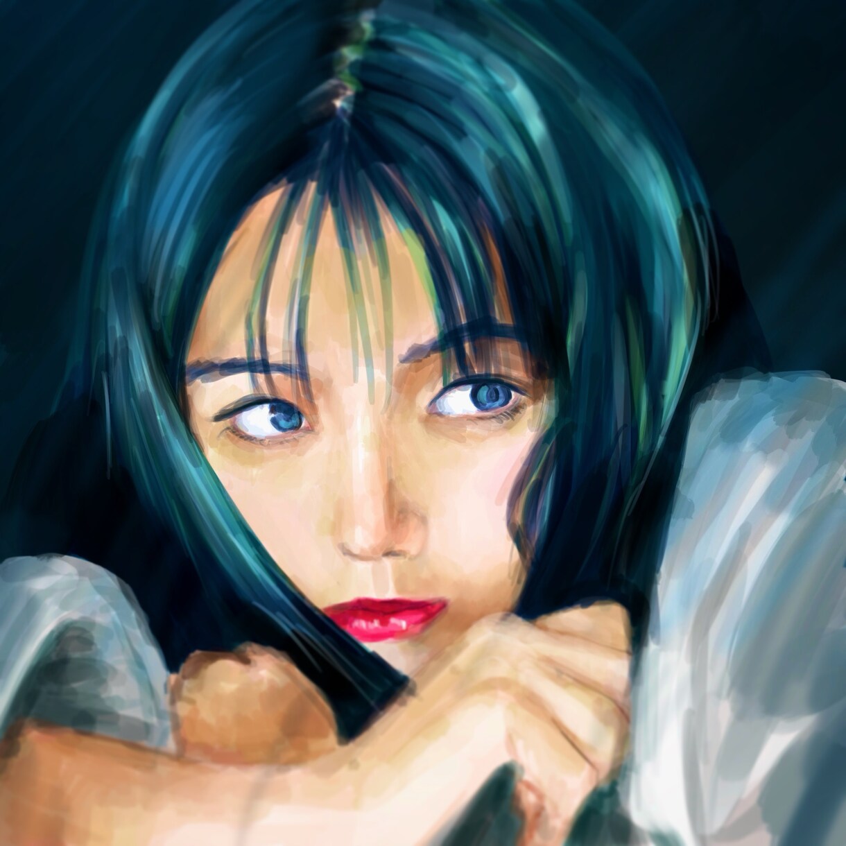 かっこいいクールなリアル系の似顔絵を描きます 家族、友人、推しにクールな似顔絵をプレゼントしてみませんか？ イメージ4