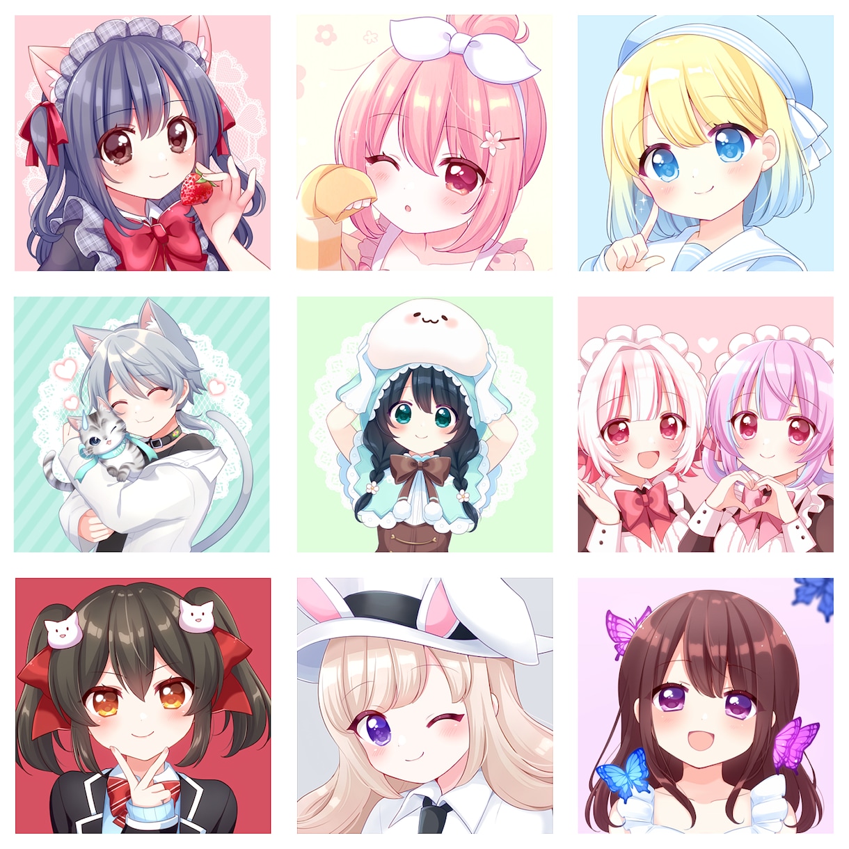 かわいいイラストお描きします 少年少女が好きな方におすすめです！ イメージ5