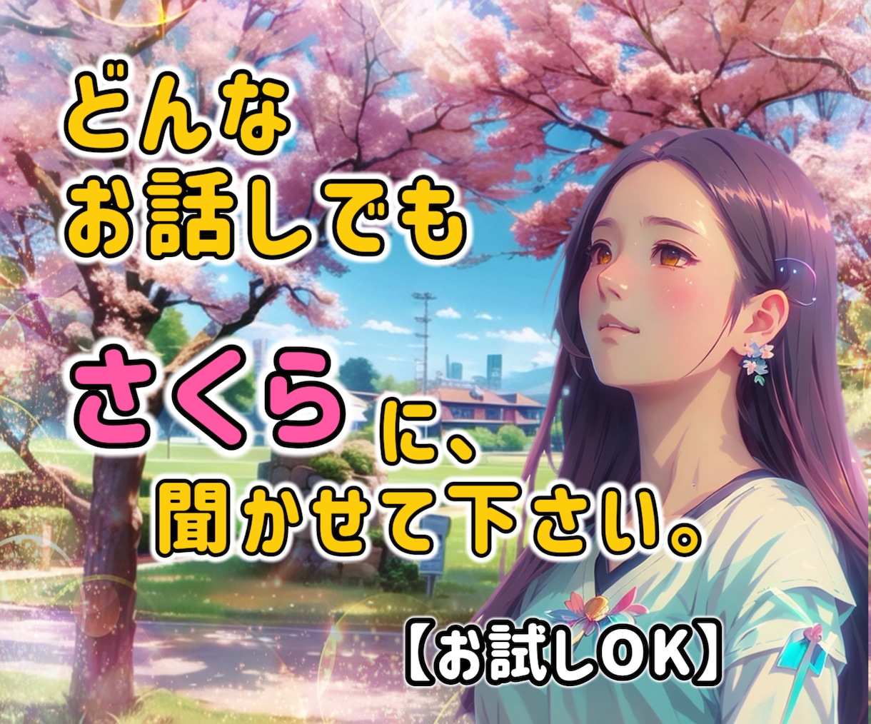 心が疲れた時に優しく寄り添って受け止めます 不安や辛い気持ちを話す事で日々の安心に繋がりますように✨ イメージ2
