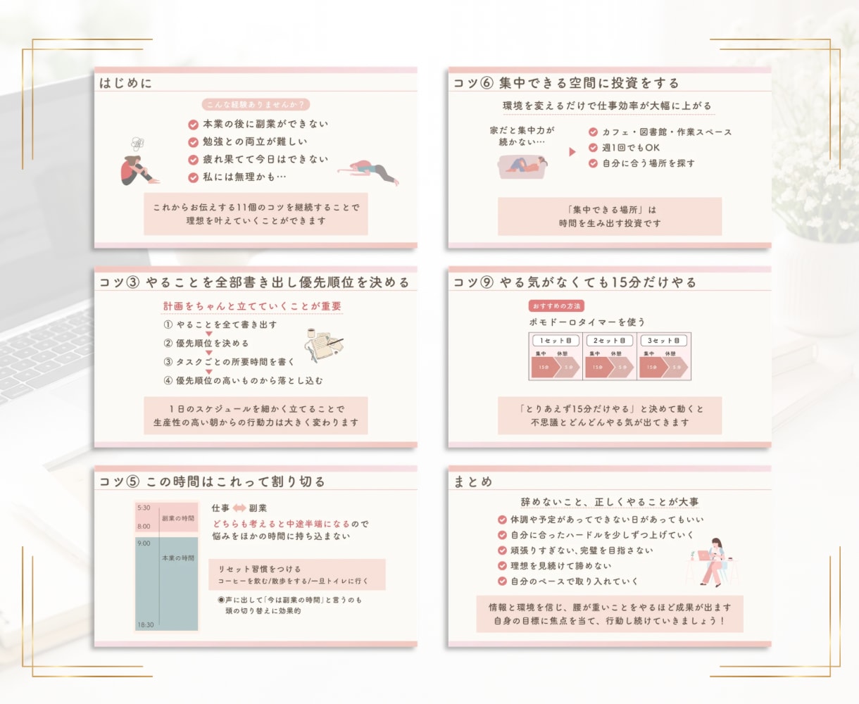 忙しいあなたに代わり伝わるスライド資料作成します 図解で分かりやすく作成します！急ぎの資料もお任せください！ イメージ9