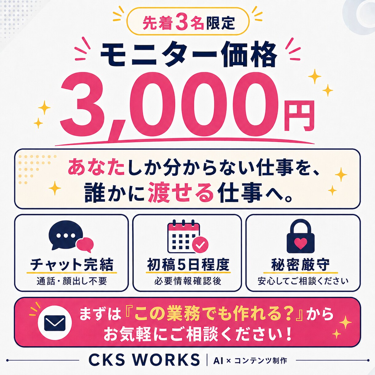 整理できていない業務をマニュアル化します ヒアリングから業務をほどいて誰かに渡せる形へ イメージ5
