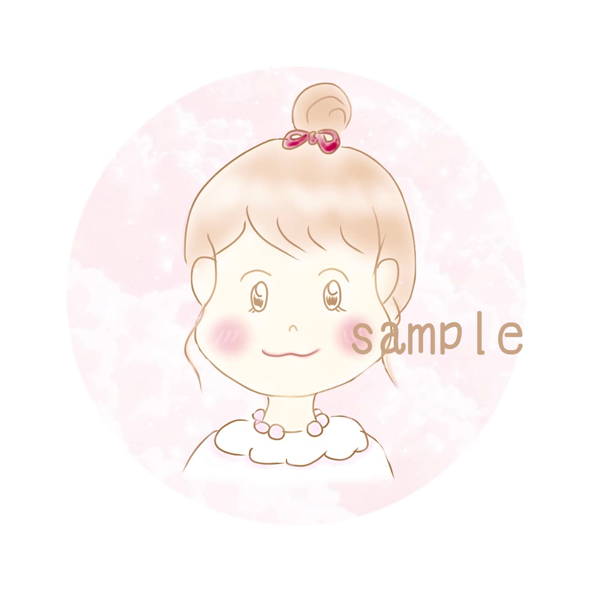 ゆるふわ可愛い癒し系アイコン描きます 商用OK！ブログやSNSなどでご使用いただけます◎ イメージ1