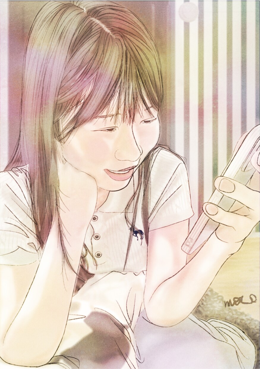 記念日の写真をイラスト化します 人物やペットの写真をリアルなイラストにします。 イメージ2