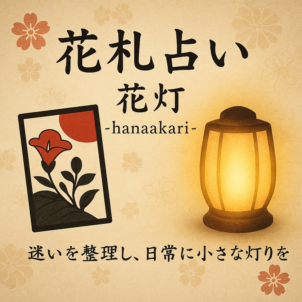 花札占いであなたの迷いを鑑定します ご相談に合わせ最適な型で占うオリジナル鑑定 イメージ1