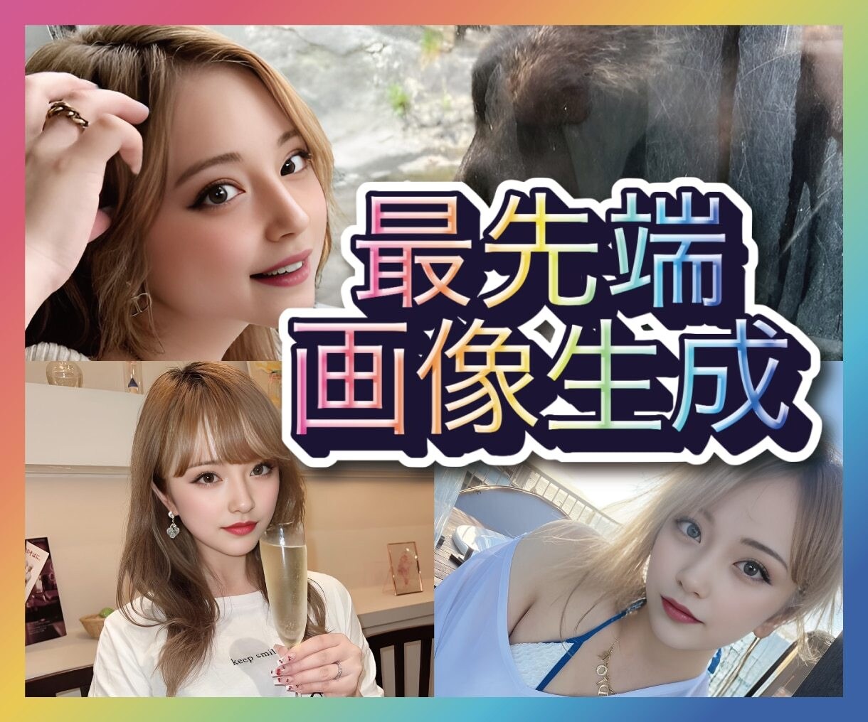 超最先端★AIでお好きに、自由発想で画像編集します 未だ誰も知り得ない 魔法のような画像編集・画像加工を自由に イメージ1