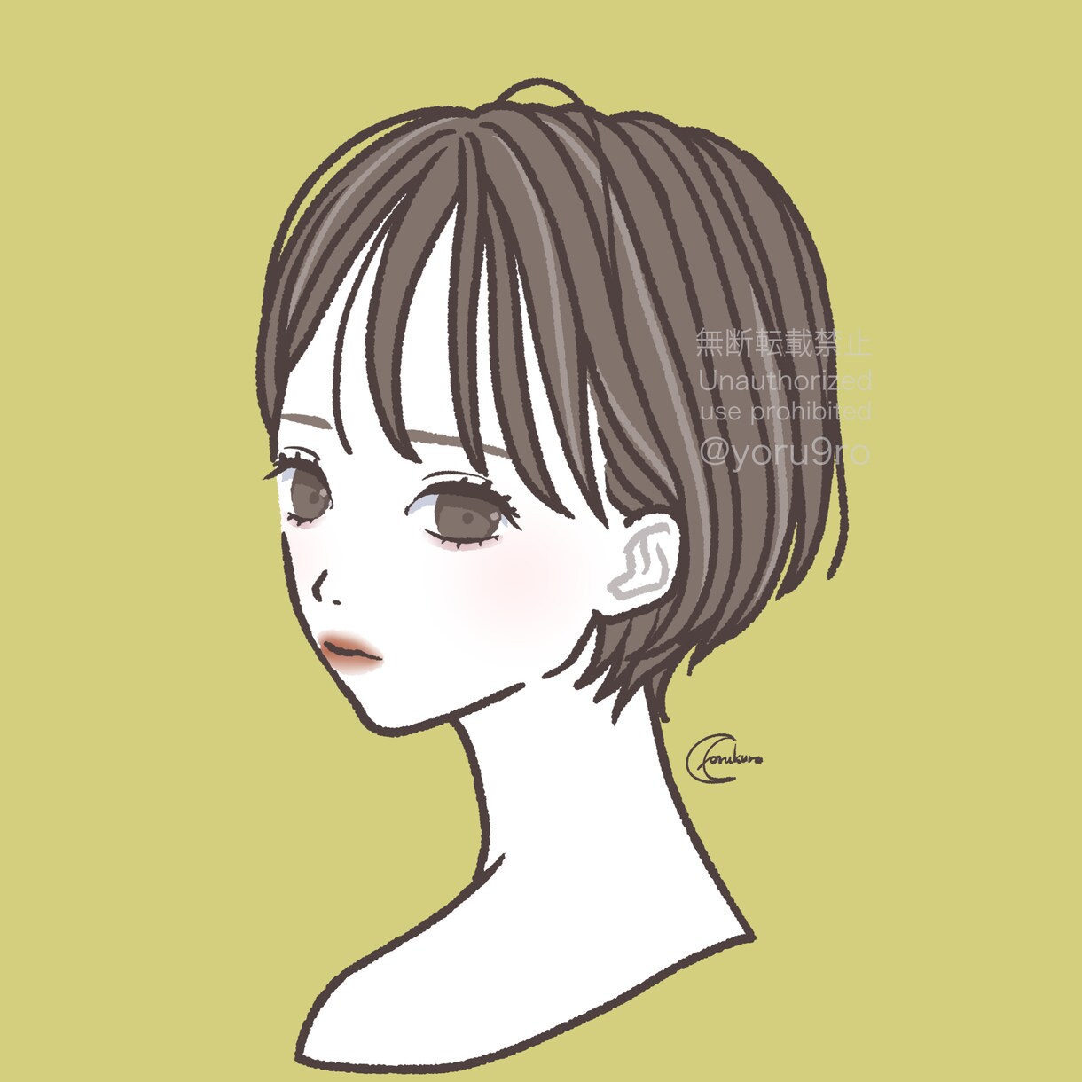 パキッとした塗りの人物イラスト・似顔絵お描きします 太めの線で印象的！表情差分も制作可能◎修正2回まで無料 イメージ8