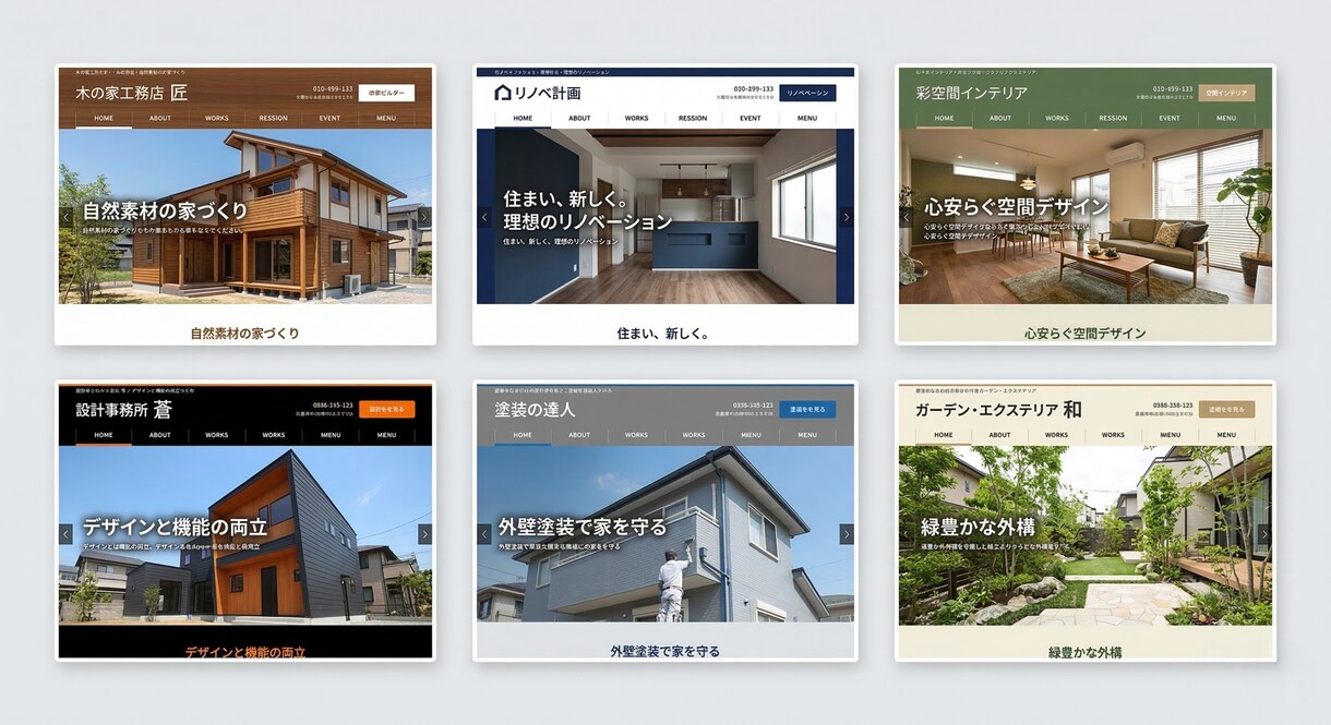 売上に繋がる集客導線を考えたHPを制作します 美容室・工務店・クリニックなど業種に合わせたデザインで制作 イメージ4