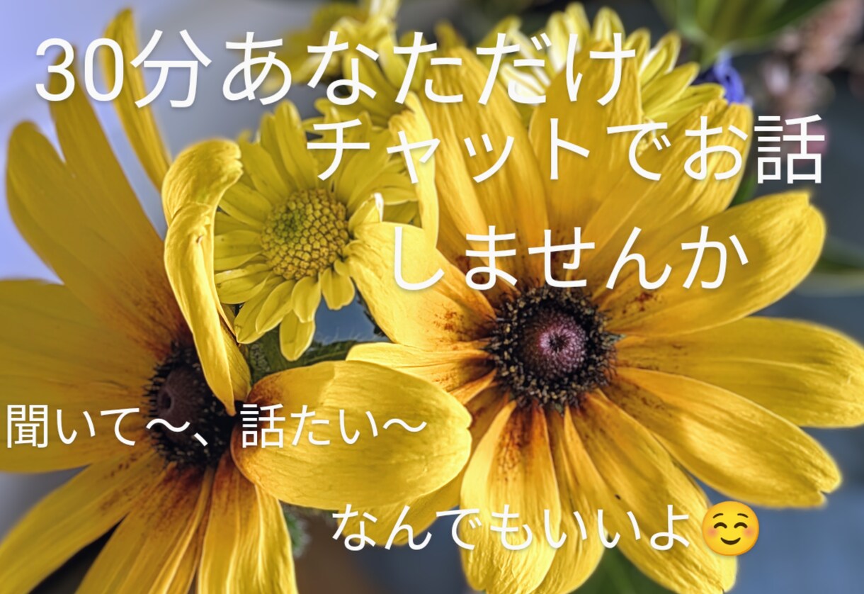 お話聞きます チャットでお話し。誰にも聞かれたくない話。 イメージ1