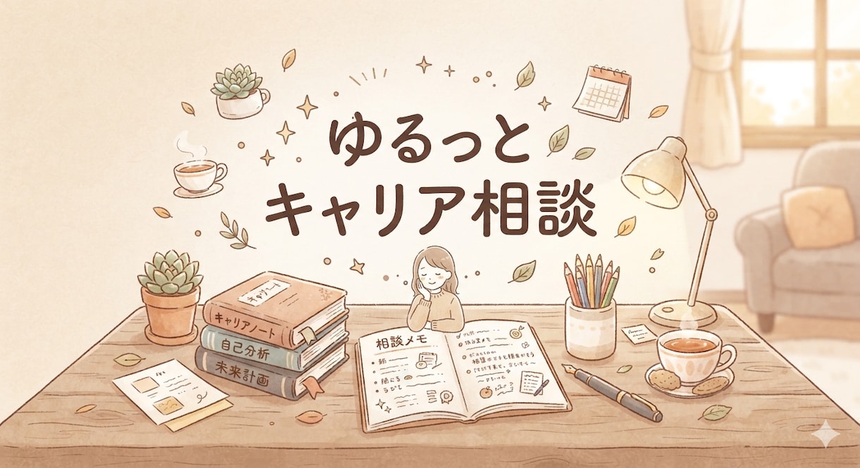 ゆるっとお仕事相談✿あなたのその不安、聞きます さくっと15分でちょっと前向きに‎☺︎ イメージ1