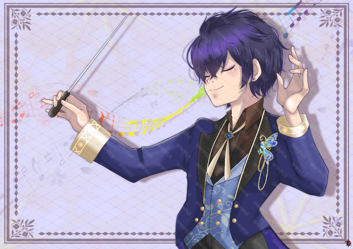 一枚絵作成します あなたのお写真撮らせてください イメージ6