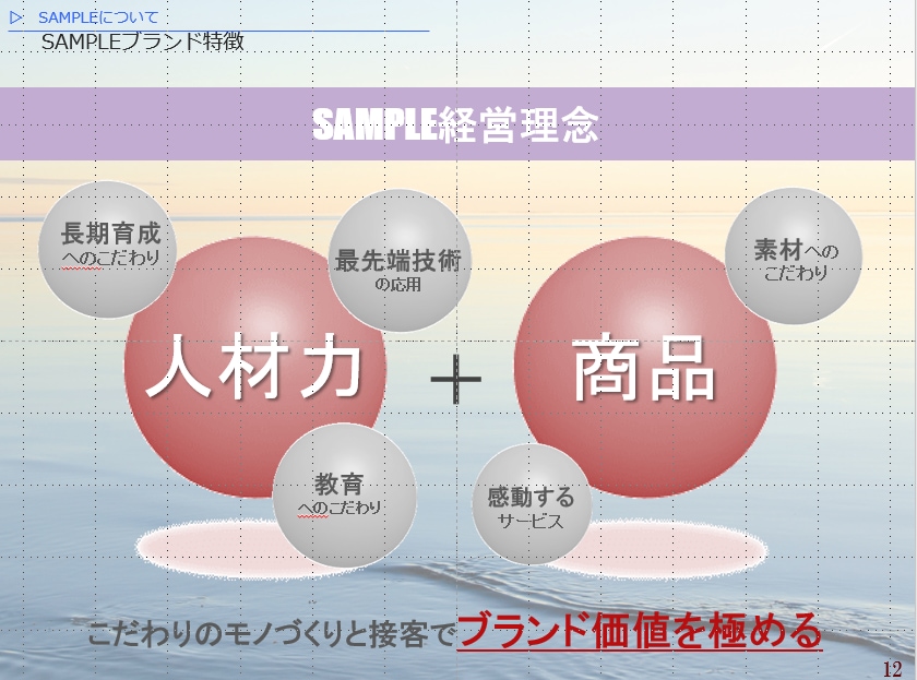 元採用担当者がパワポで会社説明資料を作成します 採用やオンラインセミナー他、多様なシーンでご利用いただけます イメージ2