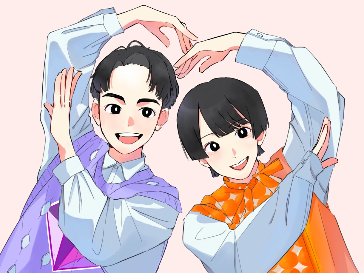 アニメ風の似顔絵を提供します お好きなアイドルや、ご家族、ご友人などをイラスト化します！ イメージ5