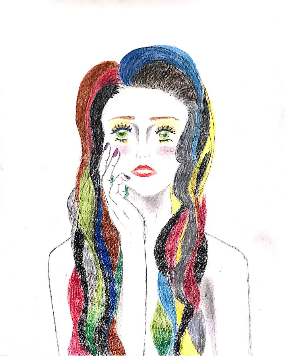 似てる！よりもかわいく！手書きのイラスト描きます 海外でアシスタント経験を活かしてデザイン、制作します！ イメージ1