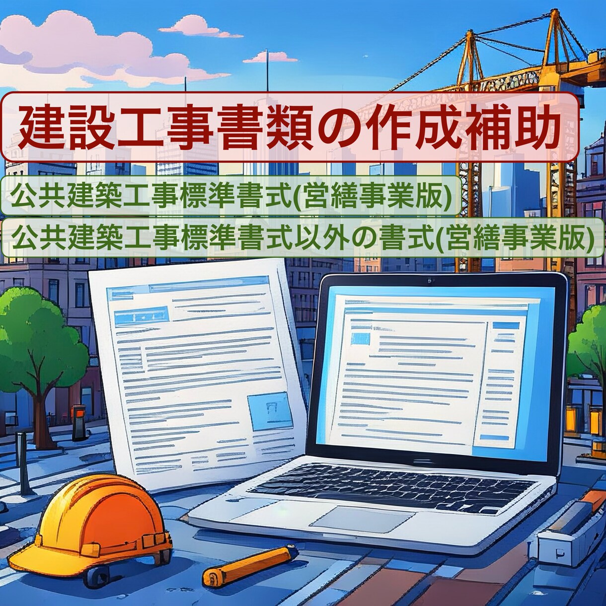 建設工事、現場書類の作成補助を致します A4サイズ1枚から補助させて頂きます。 イメージ1