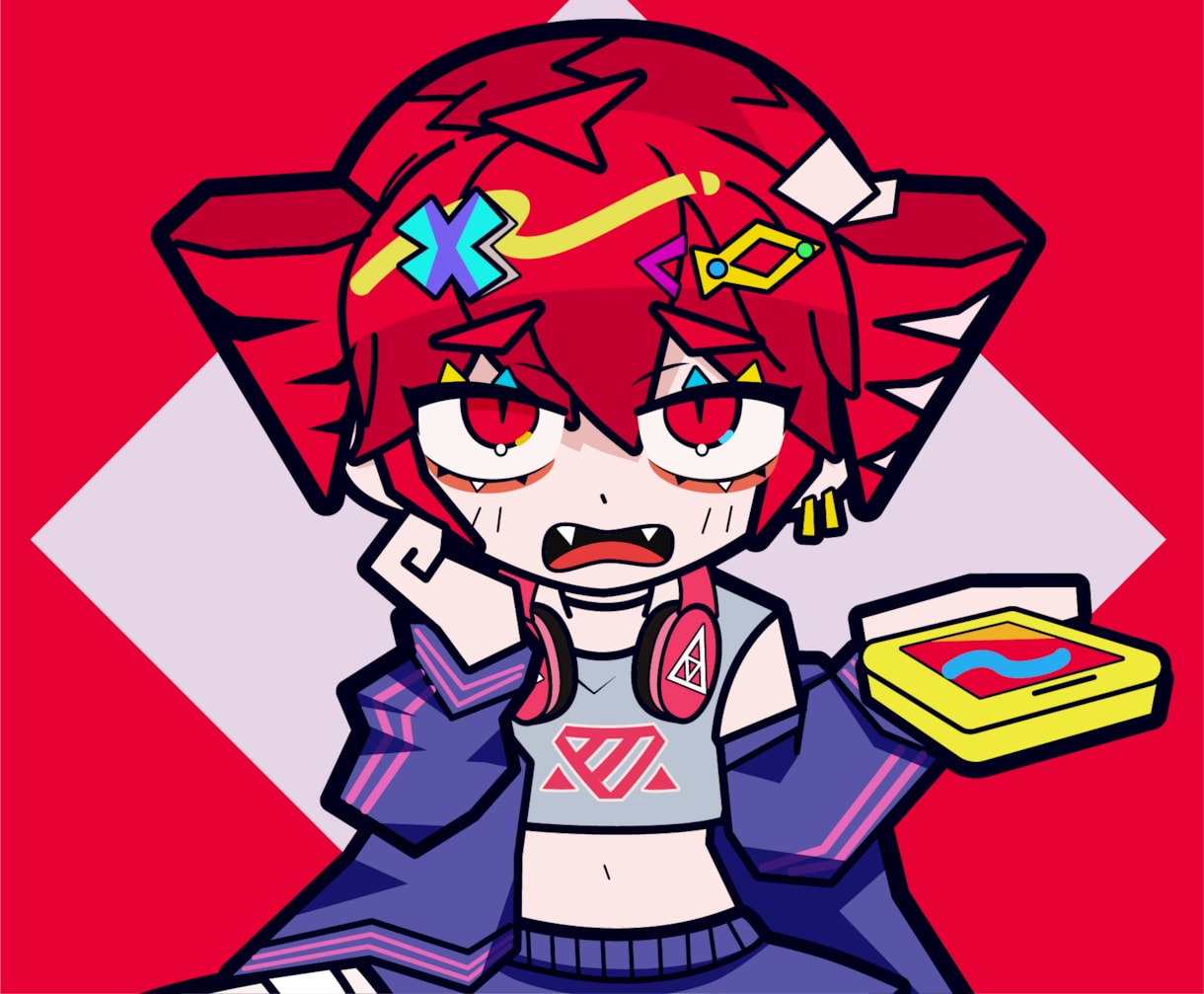 超病みかわポップなデフォルメイラスト制作します SNSアイコンやMVに！他とは違う目を引く一枚を提供します！ イメージ3