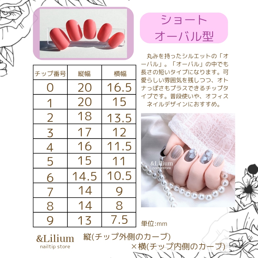 サイズ確認用ネイルチップの販売ページになります サイズ違いの防止に！違和感なくネイルチップを付けたい方へ。 イメージ5