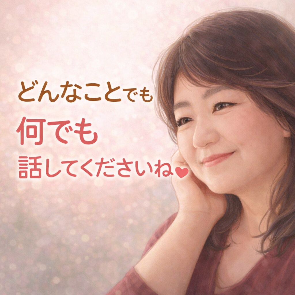 頑張りすぎてるママへ☆優しく話を聞きます ☆夜に安心できる場所✓愚痴OK✓泣いてOK✓否定しない イメージ1