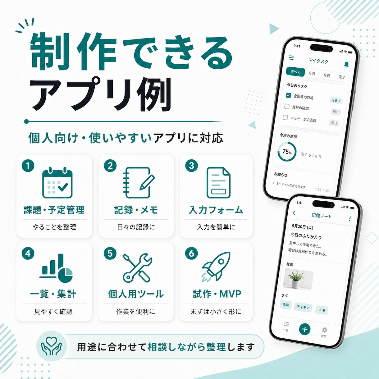Android・Webの小規模アプリを開発します 初めての方も相談しながらアプリを形にします イメージ5
