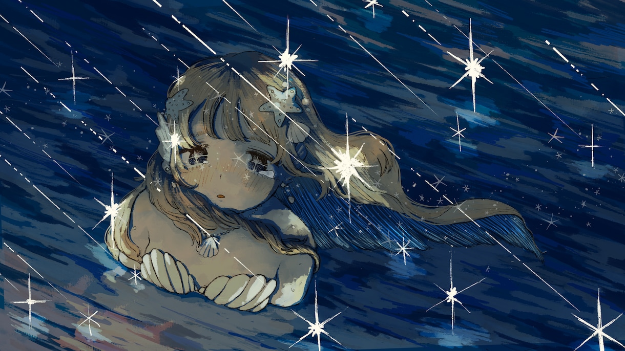MV/歌ってみた動画用などの一枚絵を描きます 曲に込めたあなたの気持ちを伝えるお手伝い！ イメージ8