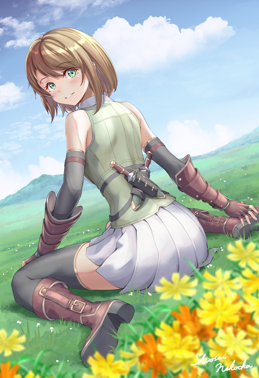 凛々しい女の子イラストを描きます 可愛く、凛々しい女の子のイラスト イメージ8