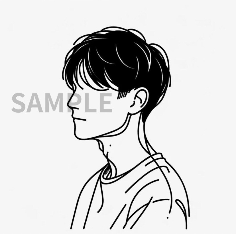 様々なシーンで活躍♡繊細+シンプルアイコン描きます SNSや配信サムネイル、ヘッダーなど★4枚の中から選べます♪ イメージ7