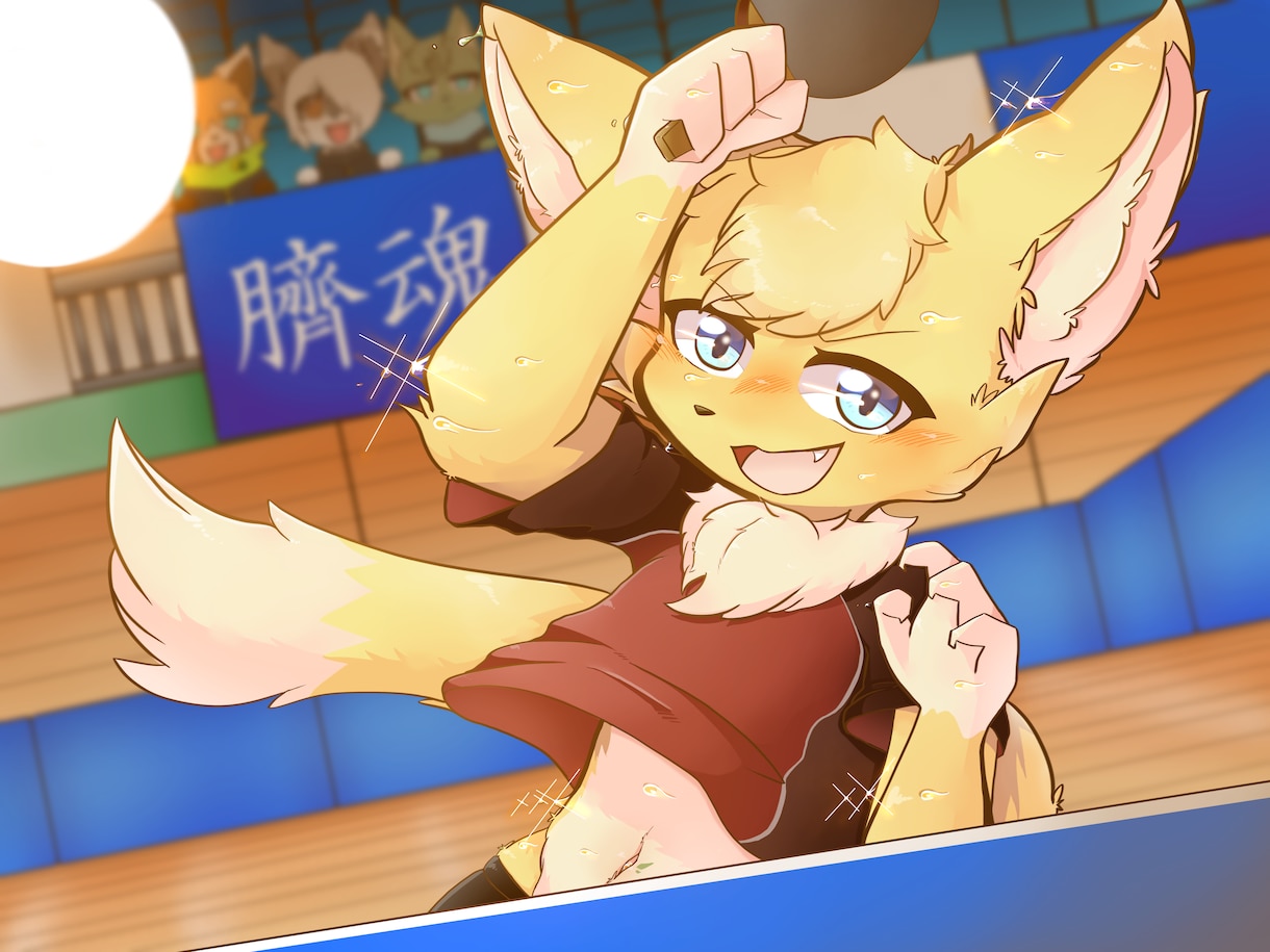 ケモノキャラクターのイラスト作成します ケモノ系のイラストを立ち絵から１枚絵まで！！ イメージ5