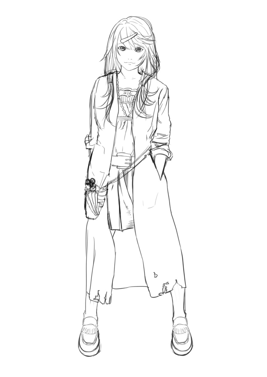 ラフでのオリジナルキャラ作成します オリジナルの文章から想像して作成します イメージ1