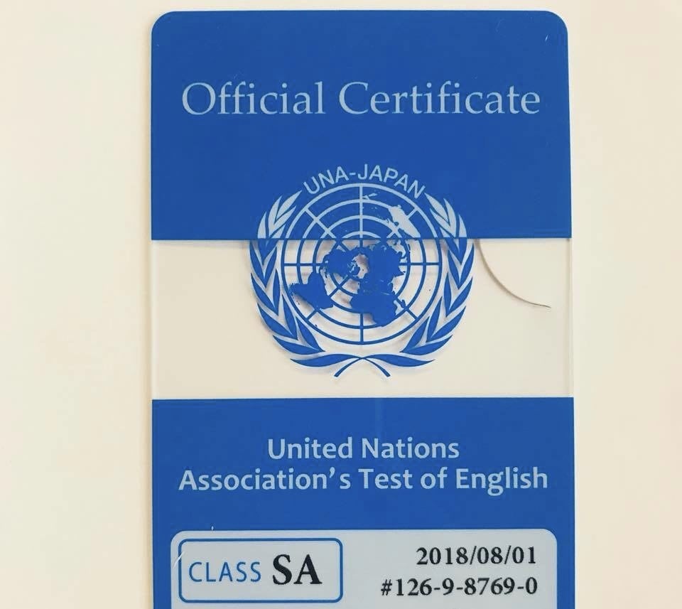 国連英検特A級合格への勉強法アドバイスします 国連英検特A級外務大臣賞受賞者が効果的な準備法指南❣️ イメージ1