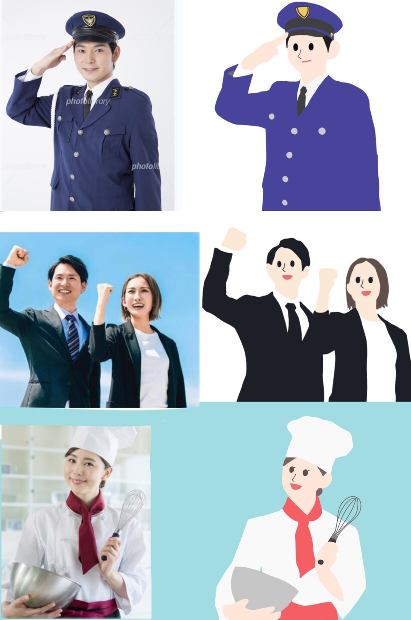 写真をシンプルなイラストにします お客様の“特別な一枚”を、シンプルで使いやすいイラストに！ イメージ4