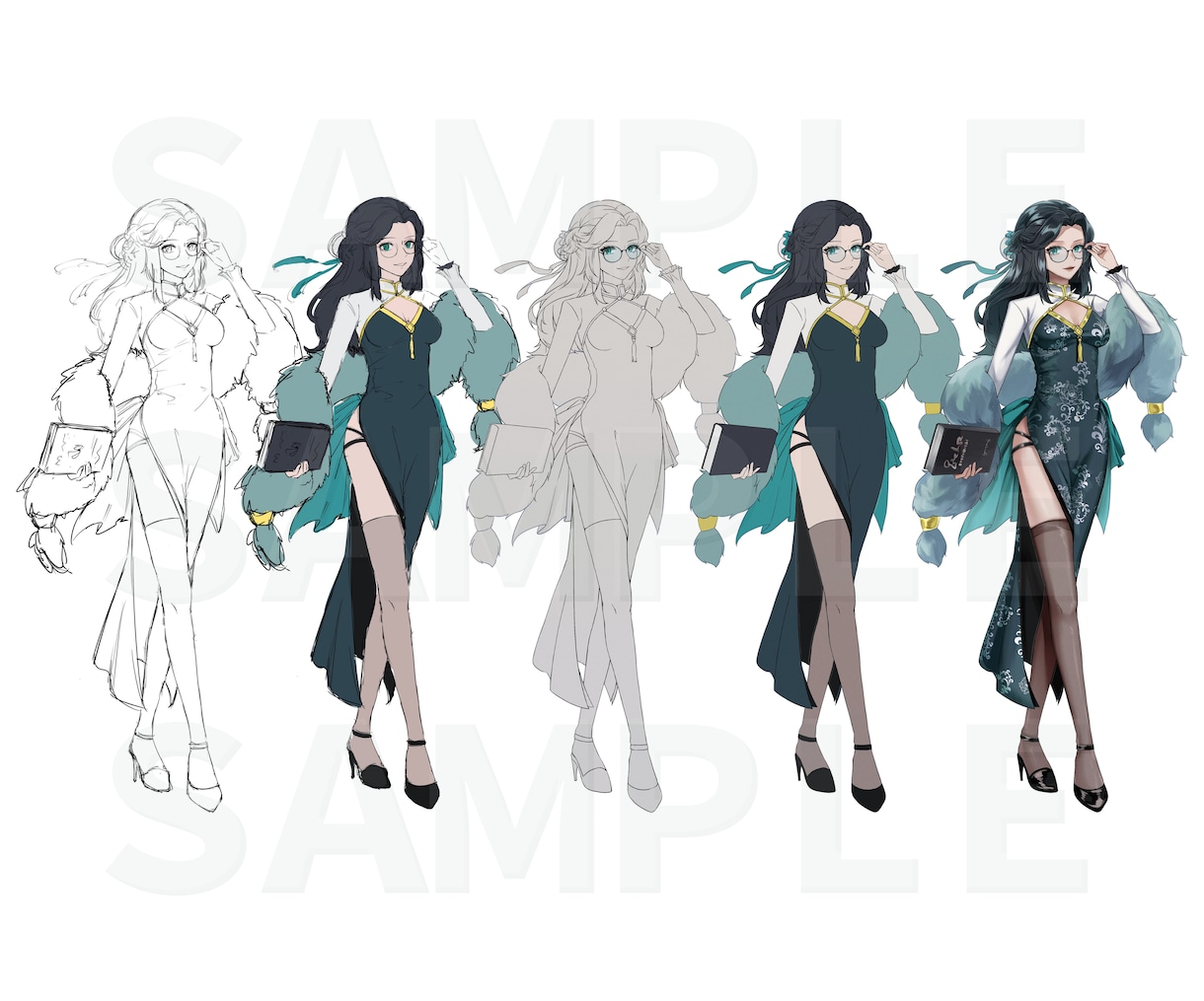 キャラクターの立ち絵を制作します RPG・自作ゲーム・SNSなど、自由に利用できる立ち絵を制作 イメージ5