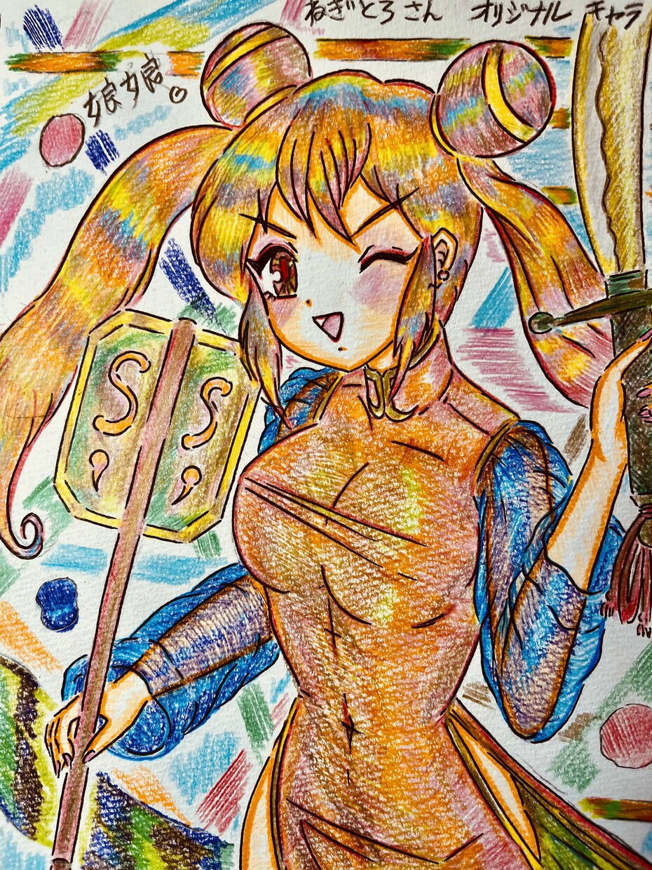あなただけのオリジナルヒロインを手描きします。ます オリジナルヒロインの作画の提供。 イメージ2