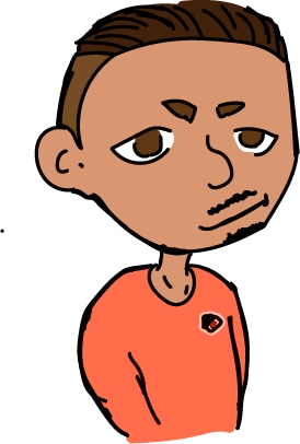 ヤンチャな顔の似顔絵描きます 自分の顔をちょっとヤンチャに！ イメージ3
