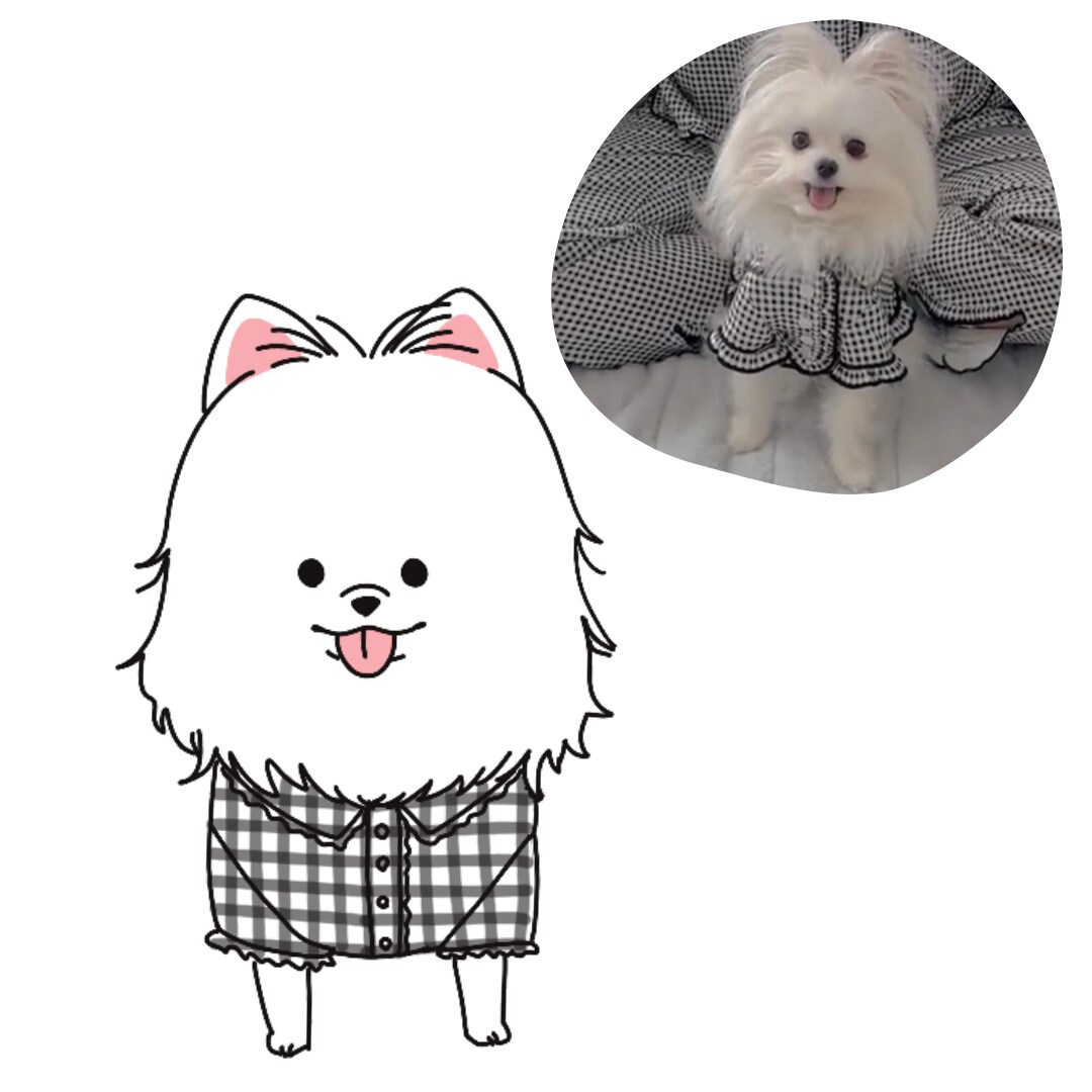 ペットのイラストをゆるかわに描きます スピーディーかつ丁寧に特徴を捉えてお描きします！ イメージ6