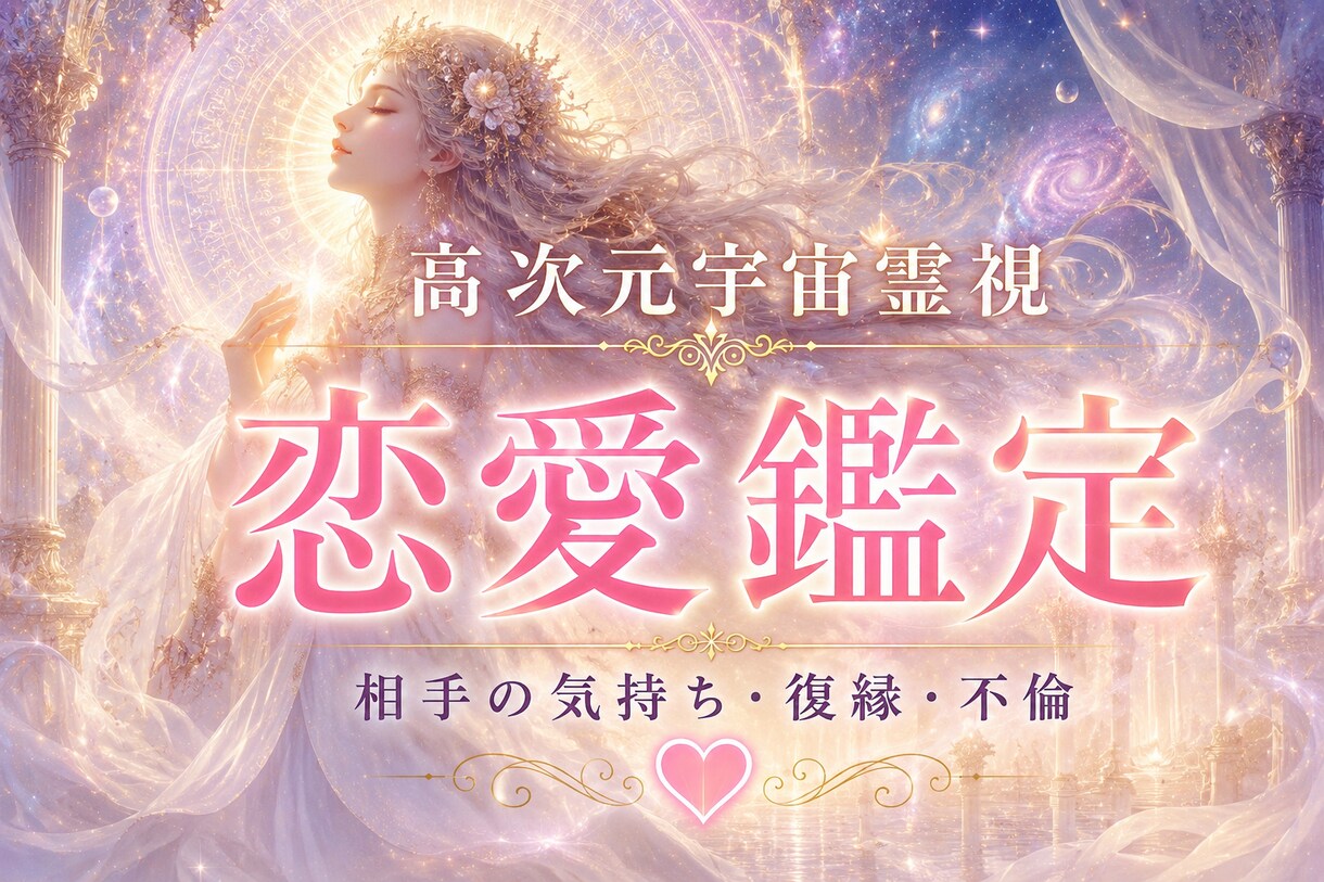 前に進まない恋の本当の原因を視て成就へ導きます 片思い・復縁・複雑愛を恋愛成就へ導く高次元鑑定 イメージ1
