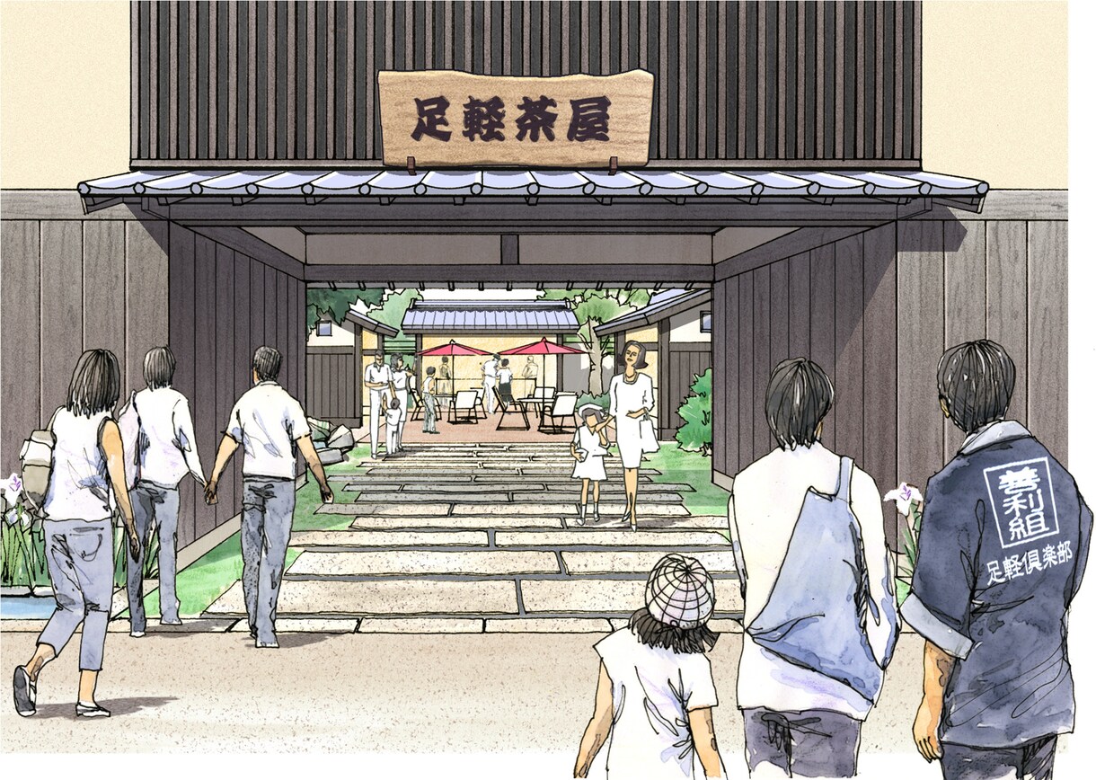 手書きパース。プロポーザルのイメージ図制作します あらゆる画材を使い手書きから３DCGイメージ図を制作します イメージ4
