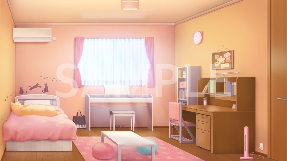 あたたかみのある背景イラスト制作します ゲームや動画に映える、空気感のある背景イラスト描きます！ イメージ4