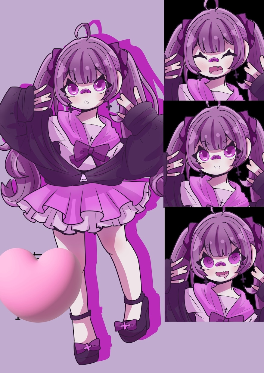 動画で使えるイラスト描きます 表情豊かなデフォルメキャラで動画を華やかに！！ イメージ1